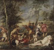 Peter Paul Rubens Bacchanal auf Andros, nach einem Gemalde von Tizian painting